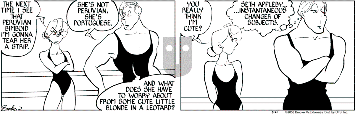 9 Chickweed Lane - Thursday August 21, 2008 Comic Strip