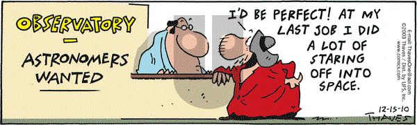 Frank and Ernest on Wednesday December 15, 2010 Comic Strip