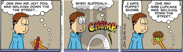 Garfield on Thursday October 21, 2010 Comic Strip