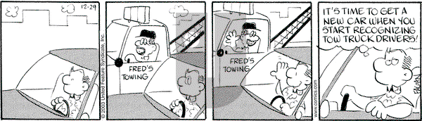 Drabble on Monday December 29, 2003 Comic Strip