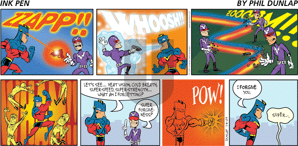 Ink Pen - Sunday January 4, 2009 Comic Strip