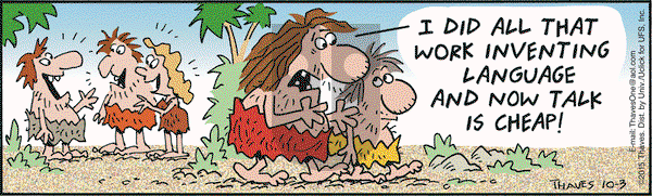 Frank and Ernest on Saturday October 3, 2015 Comic Strip