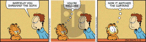 Garfield - Thursday November 14, 2024 Comic Strip