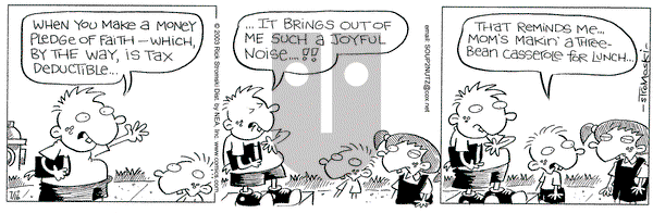 Soup to Nutz - Old on Wednesday July 16, 2003 Comic Strip