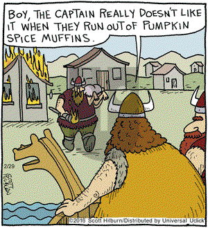 The Argyle Sweater on Monday February 29, 2016 Comic Strip