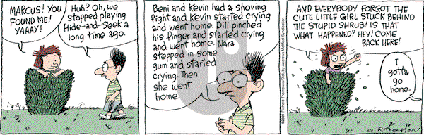 Cul de Sac on Friday August 9, 2019 Comic Strip