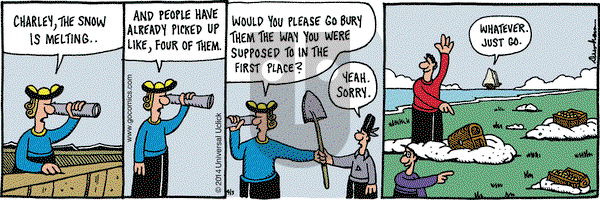 Overboard on Thursday April 3, 2014 Comic Strip