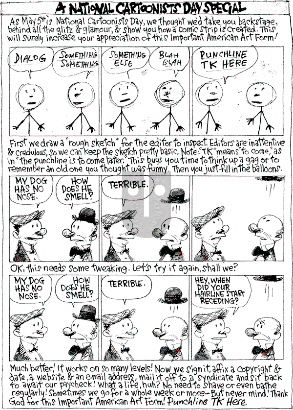 Richard's Poor Almanac on Monday May 2, 2011 Comic Strip