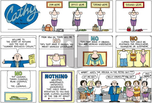 Cathy Classics on Sunday September 24, 2006 Comic Strip