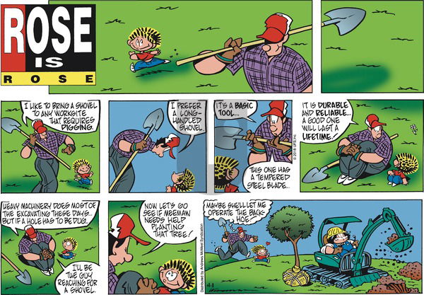 Rose is Rose on Sunday April 1, 2018 Comic Strip