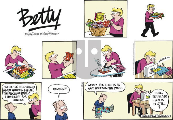 Betty - Sunday October 30, 2022 Comic Strip