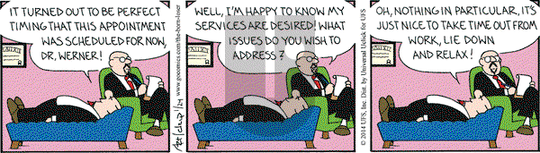 The Born Loser on Friday January 24, 2014 Comic Strip