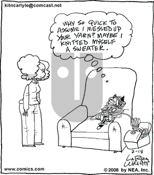 Kit 'N' Carlyle on Monday February 18, 2008 Comic Strip