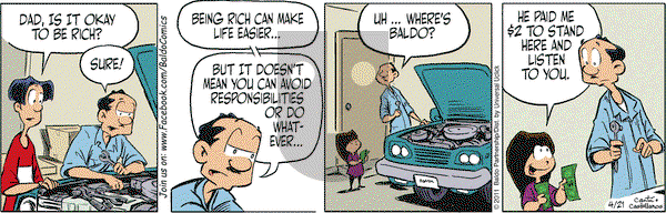 Baldo - Thursday April 21, 2011 Comic Strip