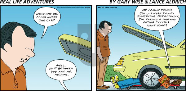 Real Life Adventures on Sunday September 16, 2018 Comic Strip