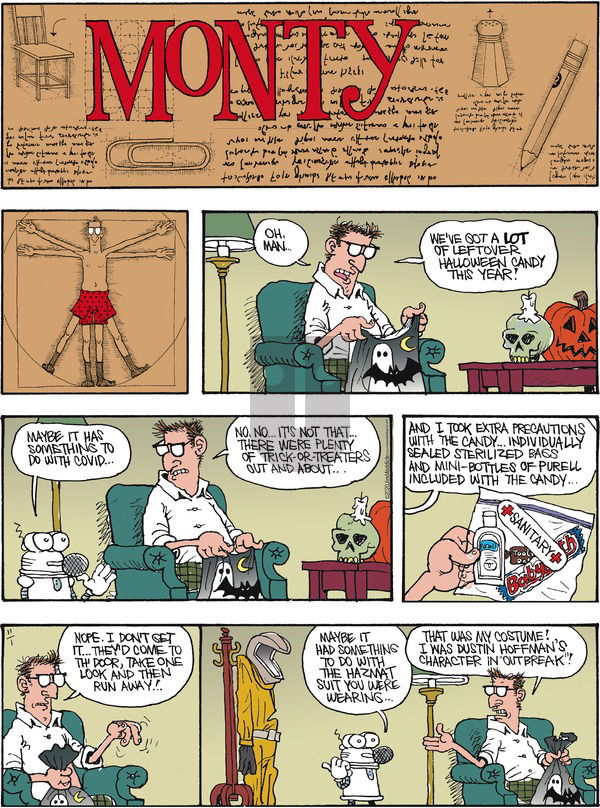 Monty on Sunday November 1, 2020 Comic Strip