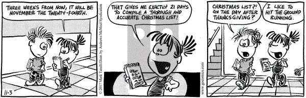 Heart of the City on Friday November 3, 2017 Comic Strip