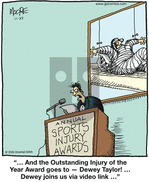 In the Bleachers on Friday November 27, 2009 Comic Strip