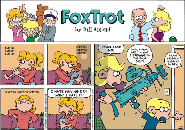 FoxTrot on Sunday November 16, 2014 Comic Strip