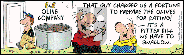 Frank and Ernest on Saturday June 23, 2018 Comic Strip