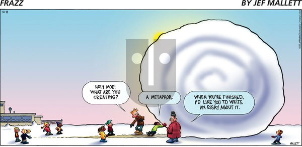 Frazz on Sunday December 8, 2013 Comic Strip