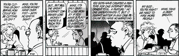 Doonesbury on Saturday August 29, 1998 Comic Strip