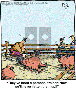 In the Bleachers on Thursday January 8, 2015 Comic Strip