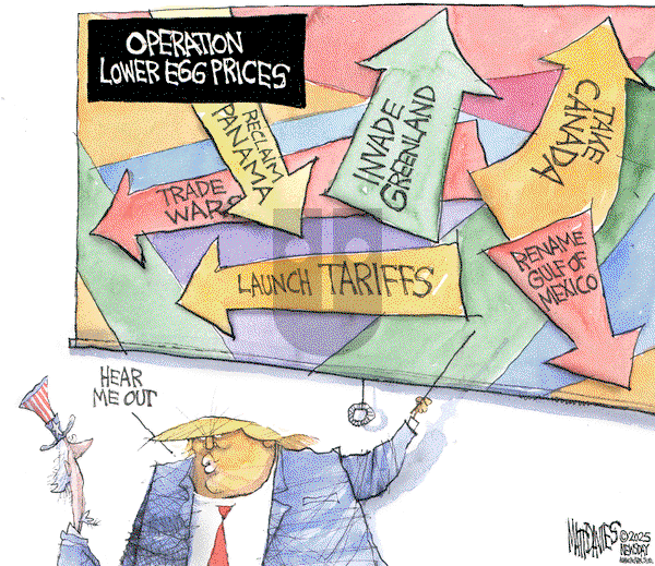 Matt Davies on Thursday January 9, 2025 Comic Strip