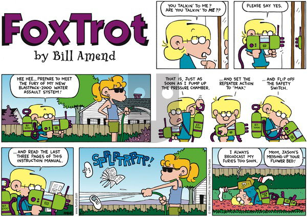 FoxTrot on Sunday August 9, 1998 Comic Strip