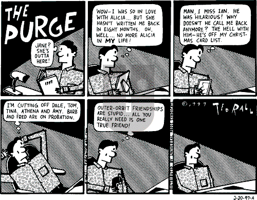 Ted Rall on Sunday February 8, 1998 Comic Strip