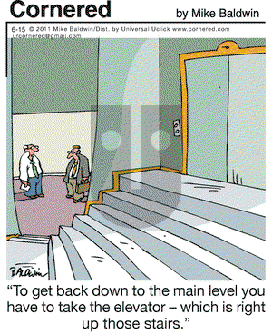 Cornered on Wednesday June 15, 2011 Comic Strip