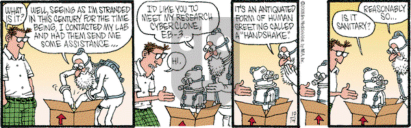 Monty on Tuesday October 14, 2008 Comic Strip