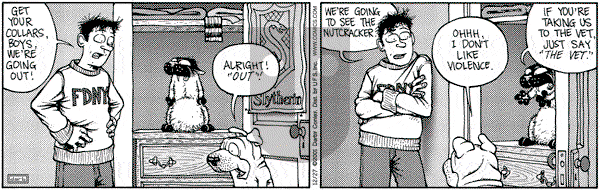 Get Fuzzy on Thursday December 27, 2001 Comic Strip