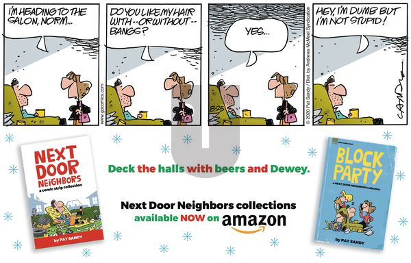Next Door Neighbors - Sunday December 3, 2023 Comic Strip