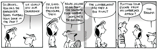 Barkeater Lake on Tuesday October 16, 2007 Comic Strip