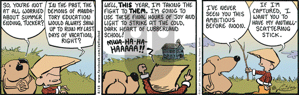 DeFlocked on Wednesday August 15, 2012 Comic Strip