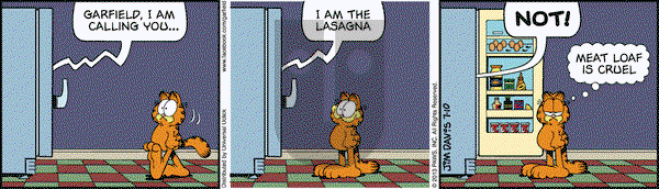 Garfield on Wednesday July 10, 2013 Comic Strip