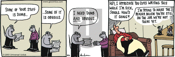 Overboard on Tuesday March 12, 2013 Comic Strip