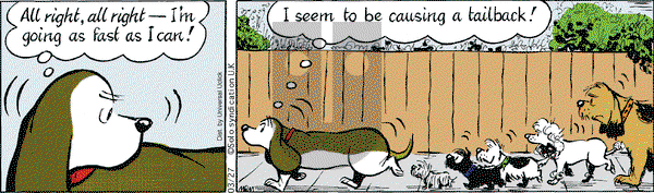 Fred Basset on Friday March 27, 2015 Comic Strip