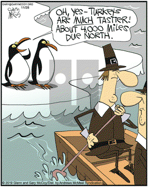 The Flying McCoys on Thursday November 28, 2019 Comic Strip