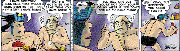 Alley Oop on Monday August 1, 2016 Comic Strip