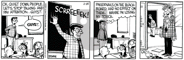 Grand Avenue on Monday February 25, 2002 Comic Strip
