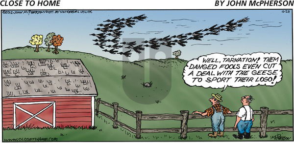 Close to Home - Sunday October 28, 2012 Comic Strip