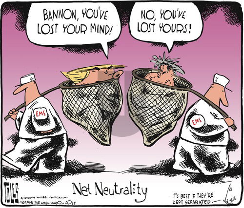 Tom Toles on Sunday January 7, 2018 Comic Strip