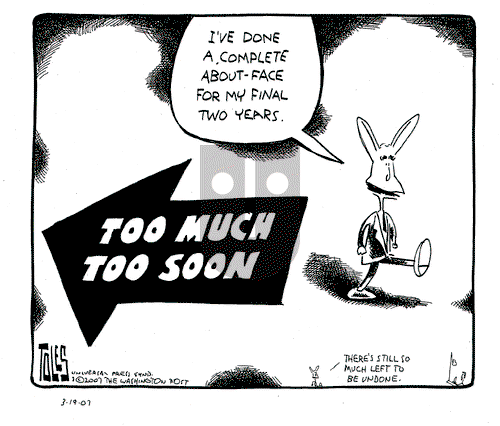 Tom Toles - Monday March 19, 2007 Comic Strip