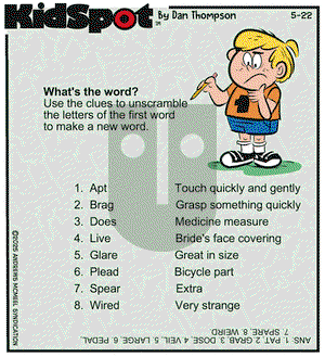 KidSpot on Thursday May 22, 2025 Comic Strip