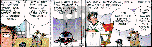 Get Fuzzy on Thursday October 20, 2016 Comic Strip
