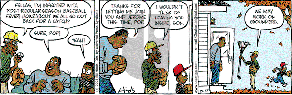 Cleats on Monday October 17, 2005 Comic Strip