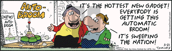 Frank and Ernest on Wednesday May 21, 2014 Comic Strip
