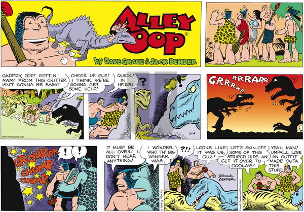 Alley Oop on Sunday October 4, 1998 Comic Strip